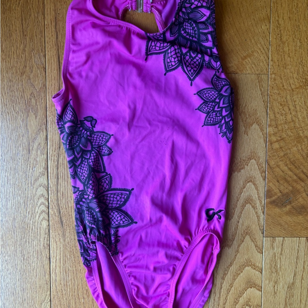 Vibrant GK Pink Gymnastics Leotard AXS